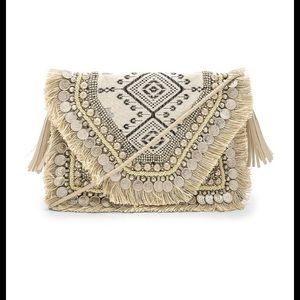SHASHI Alexa Clutch in Multi.